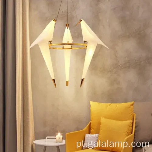 'Elegante Crane Post-Modern Crane lustre'